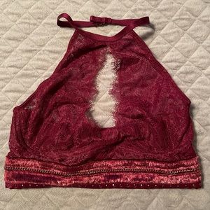 Victorias Secret Rhinestone Chain Bralette